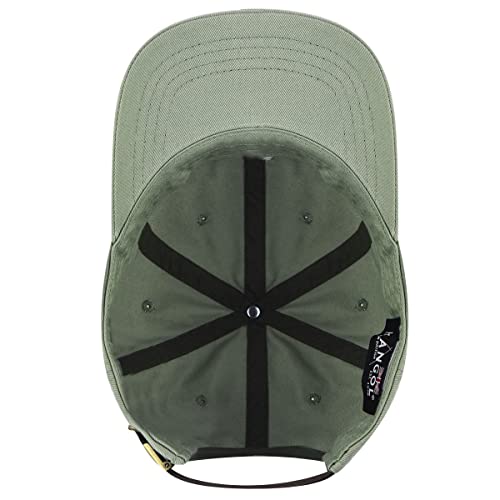 Image of Kangol Washed Baseball - Oil Green /1SFM