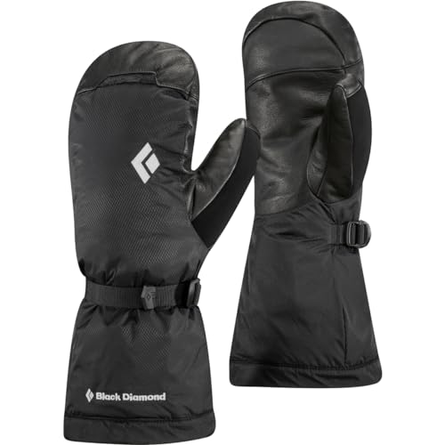 Black Diamond Absolute Mitts Cold Weather Gloves, Black, X-Small