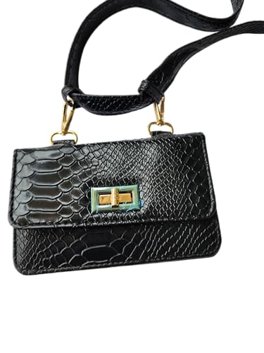 Image of Waist Cum Sling Bag for Women, Black | Vegan Leather PU, Adjustable & Detachable Sling Strap, Durable Handmade, Compact Travel Accessory