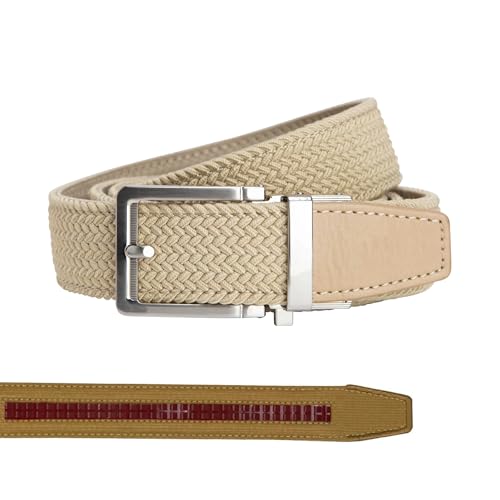 Image of Nexbelt Men's Braided Ratchet Golf Belt - Adjustable, Stretch Fit - For Casual Wear & Golfing (Fits up to 50 inch)