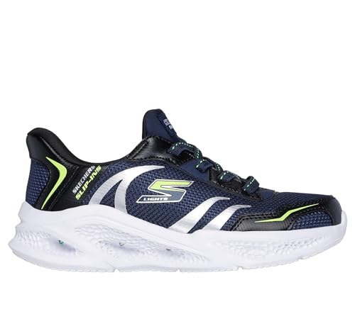 Baskets basses enfant Skechers SLIP INS: METEOR LIGHTS BRISK BEAMS - vue 9