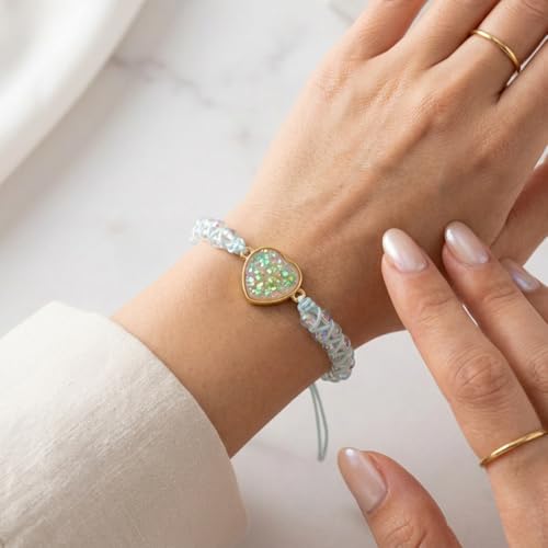 Image of YGLINE Stone Bead Yoga Meditation Bracelet Healing Crystal Double Layer Natural Gemstone Beaded Relax Anxiety Bracelets for Women Men