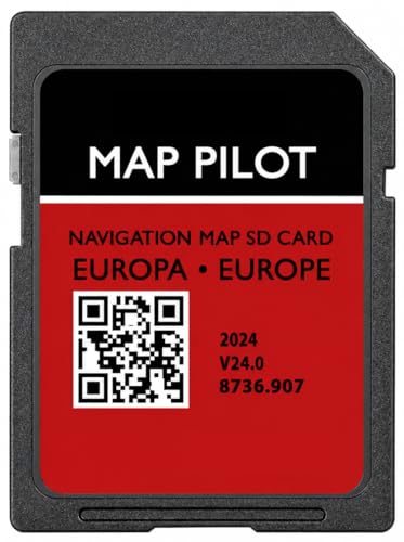Carte SD Navigation GPS Europe v22 2022 Compatible avec Mercedes Becker Map Pilot