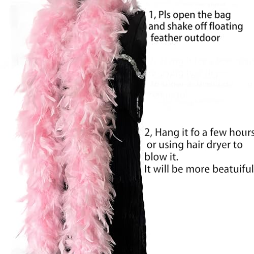 Happy Feather HP-BOA-80 2 Yards 80G Turkey Chandelle Feather Boa thumb #1