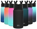 Aislamiento al vacío: la botella de agua Simple Modern Summit tiene una pared doble y está aislada al vacío, lo que mantiene su bebida favorita caliente o fría durante horas. Funciona como un termo para que pueda disfrutar de su bebida por mas tiempo.