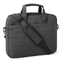 Amazon Basics 15.6-Inch Laptop Bag for Women and Men, Computer and Tablet Messenger Bag, Black