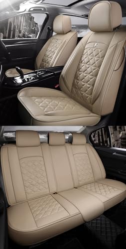 Congxy 車 シートカバー に適し トヨタ プリウス 30系 プリウス 50シリーズ プリウスα アクセサリー 防水 取付簡単 ベージュ