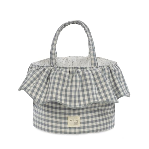 Cesta organizadora Praliné de Walking Mum (VICHY MATCHA)