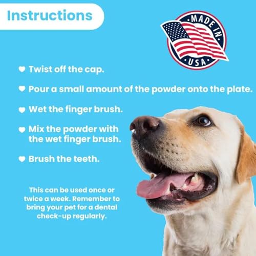 Pawtitas Natural Dog Toothpaste Powder Prevents Tartar Plaque Gum Disease Bad Breath a Natural Pet Dental Care and breath freshener for Dogs 4 OZ Bottle Pawtitas Natural Dog Toothpaste Powder Prevents Tartar Plaque Gum Disease Bad Breath a Natural Pet Dental Care and breath freshener for Dogs 4 OZ Bottle