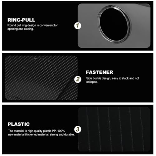 Boîtes de rangement pour chaussures de grosse capacité empilables - 5