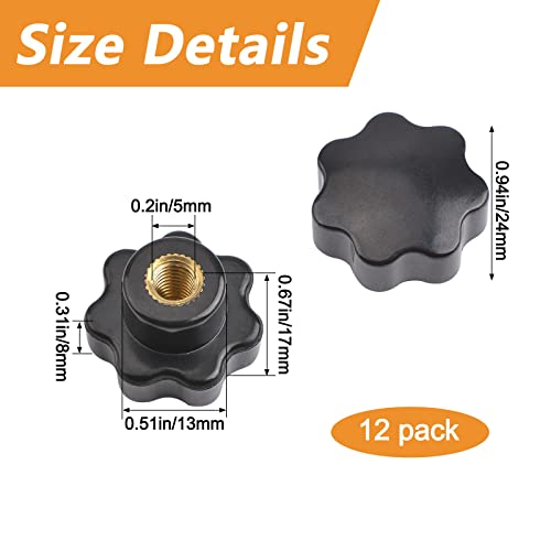 MOBOROR 12PCS Female Knob Screws - Image 2