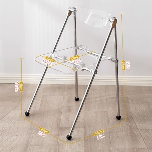 Chaises pliantes transparentes pour mariage chic et réception en extérieur - 7