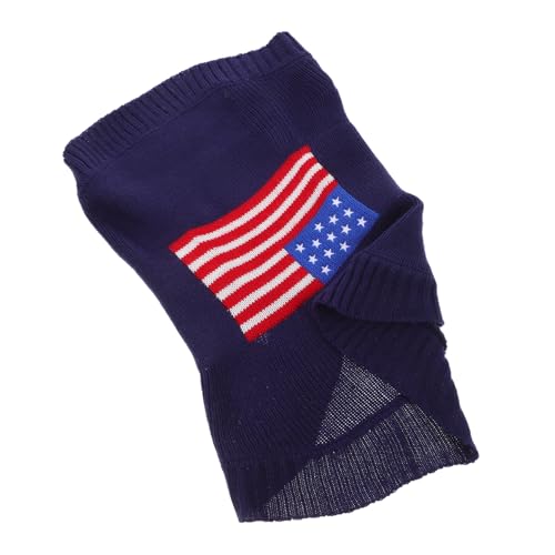 Suéter para perros con bandera americana talla M