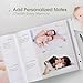Pearhead Hello Baby Photo Album, Keepsake Book for New and Expecting Parents, Gender-Neutral Baby Accessory, Ideal Gift for Baby Shower, Holds 200 Pictures, Black and Gold Polka Dot