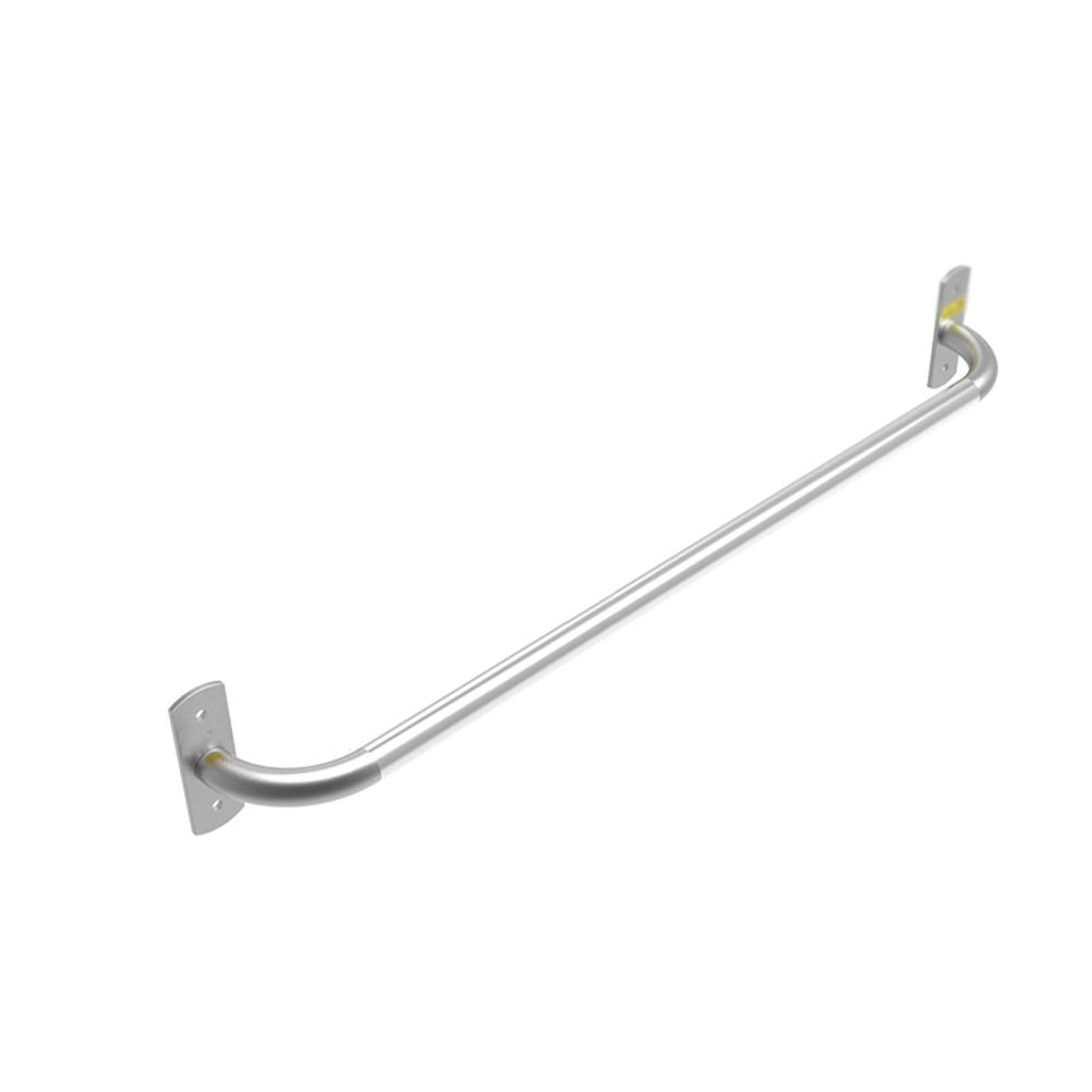 QUSYZD Pull-Up Bars Wall Horizontal Bar, Door-Corridor Bar Pole, Punching Installation, Multifunctional Suspension Bar, Load 200Kg, 2 Sizes, 2 Colors,Silver12X120Cm,Silver-12X100CM