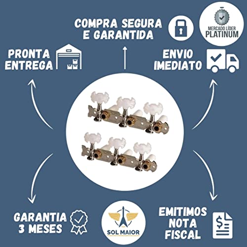Tarraxa SMART Violão Náilon Pino Grosso TXPG Cromada