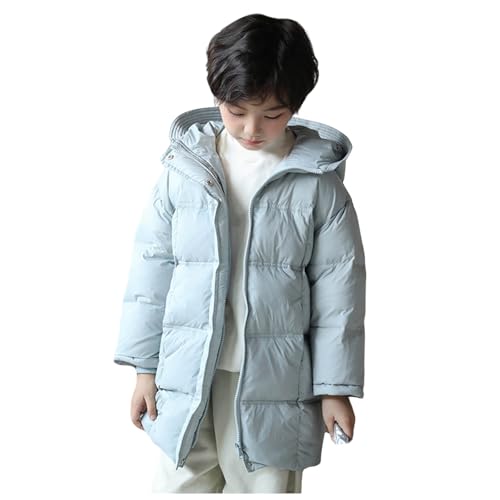Giacca in Felpa Ragazzo Giacca Invernale per Bambini, Lunga, in Piumino, per Ragazzi e Ragazze, Grande, Spessa, Calda,...