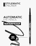 Flormar Style Matic Eyeliner - Wodoodporny automatyczny eyeliner - Intensywnie napigmentowana kredka do oczu o matowym wykończeniu, S02 New Black