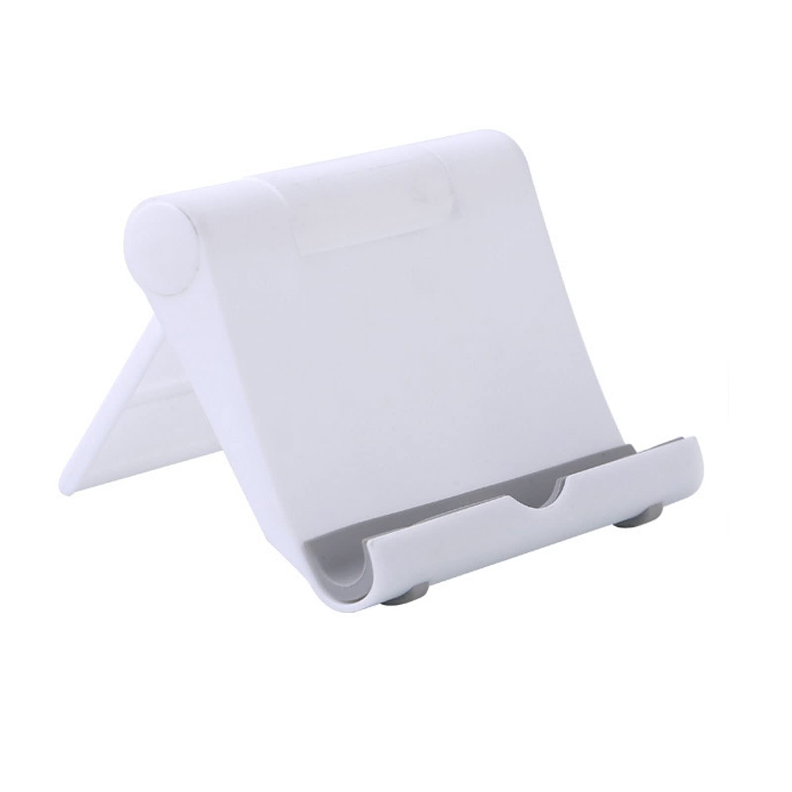 XIANGFAZJ Soporte Portatil Soporte del Soporte del teléfono Soporte del teléfono Moblie para el Soporte de teléfonos celulares del Escritorio de la Tableta Soporte (Color : White)