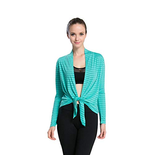 Simplicity Women UV Sun Protection Quick Dry Slim-Fit Thin Transparent Yoga Running Jacket,Tab