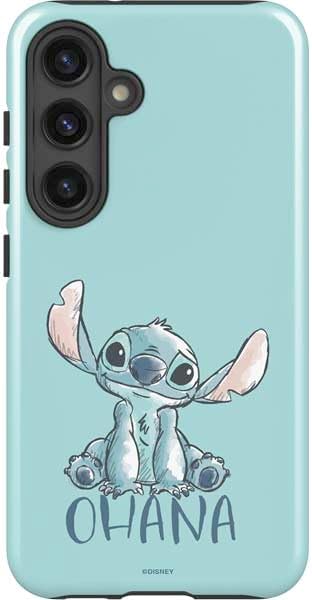 Skinit Impact Phone Case Compatible with Galaxy S25 - Officially Licensed Disney Lilo and Stitch Ohana Design