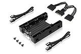Toma 2 x 2.5 "SSD / HDD con una altura de 7-9.5mm en un 3.5"