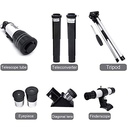 Telescopio Refractor Astronómico 70 mm con Trípode Ajustable miniatura 4