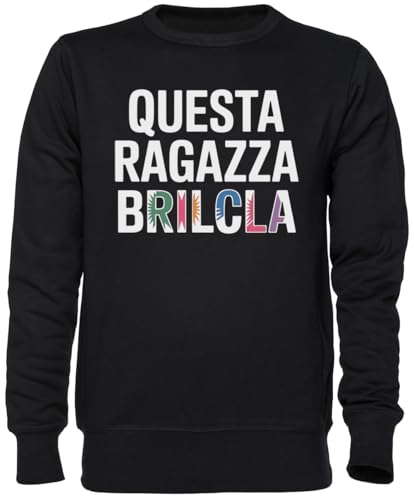 Sweat-shirt jersey unisexe Questa Ragazza Brilla la solution confort pour un style quotidien