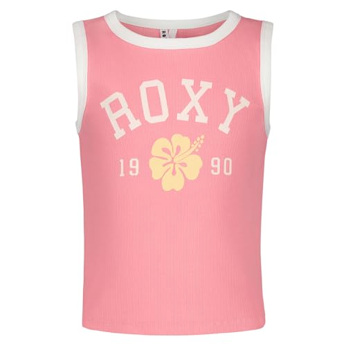 Image of Roxy Girls' Sleeveless Graphic Tank Top, Scoop Neck Casual Cotton Summer Shirt