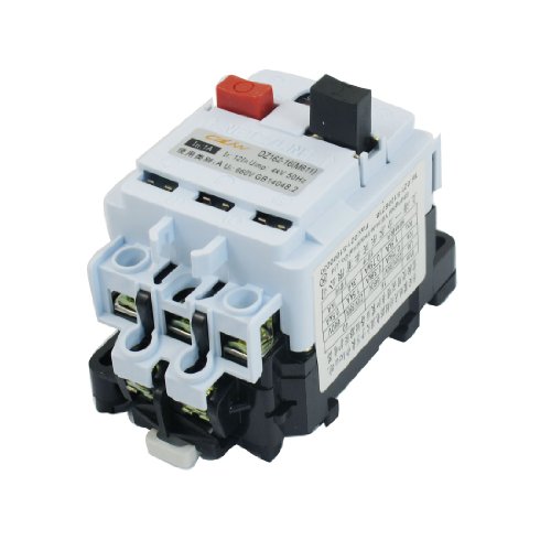 Disyuntor de interruptor riel DIN DZ162-16 AC 660V 3P magnetotérmico regulable 1A 2