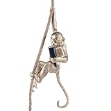 DYRABREST 14 × 28 Inch Vintage Monkey Pendant Light, Industrial Retro Edison Ceiling Chandelier Fixt