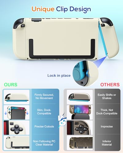 Image of WAXITY Dockable Protective Case for Nintendo Switch 2-Light Yellow