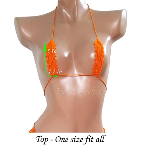 Crochet Extreme Micro Bikini Top - Perfect for Sunbathing3