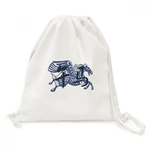 Voyage sac à cordon Cheval Zodiaque Chinois pour vos sorties et loisirs