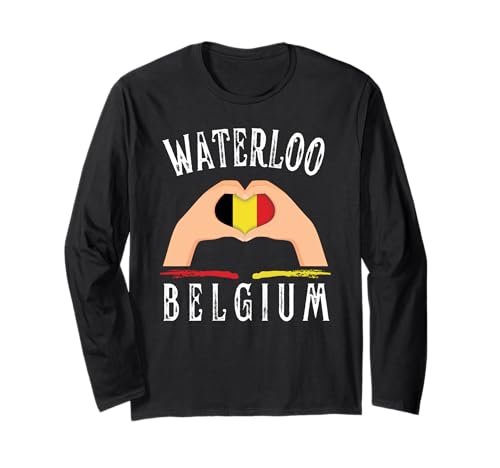 Belgium Flag Heart Waterloo City TVc