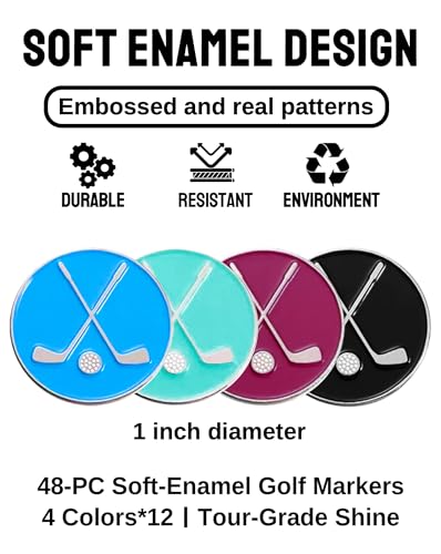 BSTWARM 48pcs Stainless Steel Markers