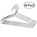 puersit 42CM Wire Hangers for Clothes, Stainless Steel Strong Metal Wire Hangers, Coat Hangers, Clothes Hangers, Standard Hangers for Home and Kitchen, 40 Packs