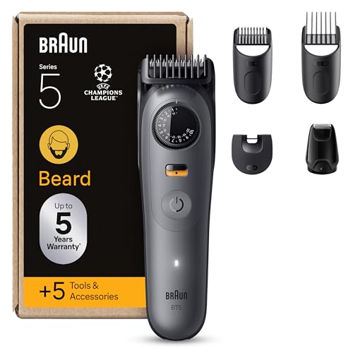 Braun Recortadora De Barba Series 5 BT5525, Barbero...