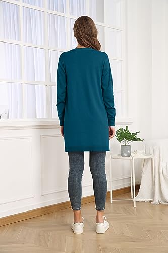 Image of VIISHOW Women's Classic Cardigans Long Sleeve Open Front Casual Knit Cardigan Sweaters Coat Soft Outwear