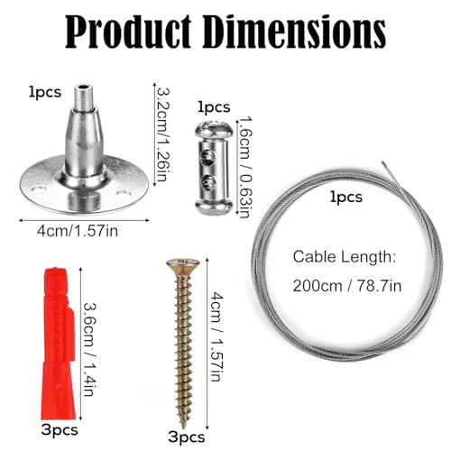 Kleiderstange Deckenhalterung Set, Stabil Verstellbar Kleiderschrank Rohrschelle Hochbelastbar Kleiderstangen Halterung System für Gebogene L-Förmige & Gerade Duschstangen