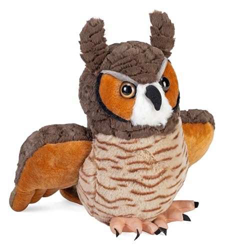 Wild Republic 11958 12310 Plüsch Eule, Cuddlekins Kuscheltier, Plüschtier, 30 cm