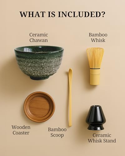 APEX S.K. Matcha Whisk Set with Ceramic Bowl