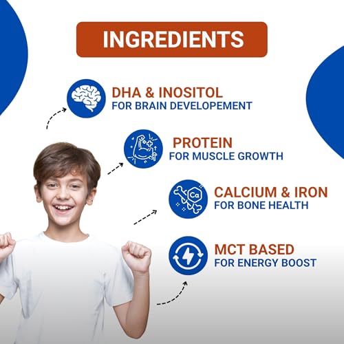 Image of PediaGold Plus Peptide Diet for 2-14 Years Children | Vanilla-1Kg | No Refined Sugar | 38 Vital Nutrients | East to Digest Protein | Eye-Immunity-Height-Brain Health | Nutritional Supplement for Kids