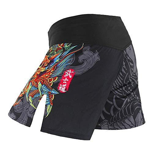 SUOTF Calções de boxe masculinos MMA para homens BJJ Calções de boxe para homens, Suodk3, G