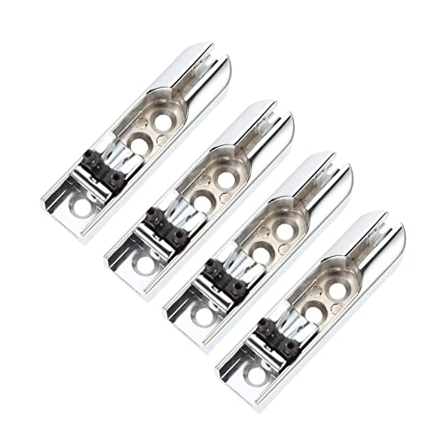 Abaodam 8 Sets Bass Guitar Bridge Saddle Bridge Saddles Replacement Set Easy Tone Adjustment