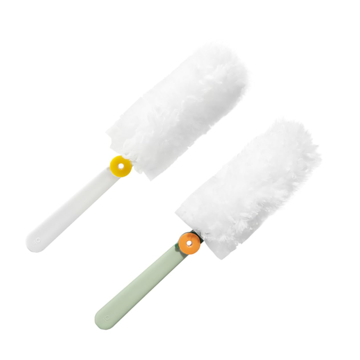 PEPLAYTAL 2Pcs Electrostatic Duster for Dust Removal Lightweight Household Cleaning Supplies for Desktop and Home Use Absorbs Dust Without Lifting Ash