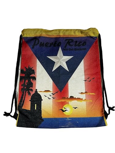 Puerto Rico Flag String Backpack Morro