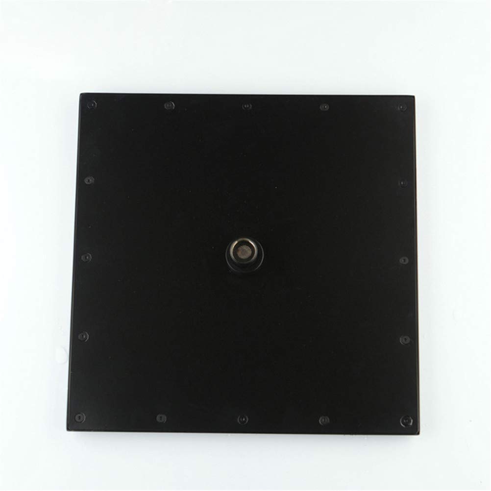 Accesorios de baño, Cabezal de Ducha Giratorio LED, Cabezal de Ducha Tipo Lluvia de 8 a 16 Pulgadas, Cuadrado, Acero Inoxidable, Cabezal de Ducha Fijo, Grifo, a
