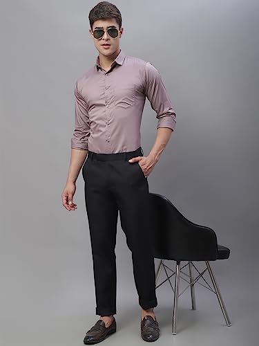 Image of Majestic Man Slim Fit Satin Cotton Formal Shirt for Men