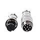 Dabixx Gx16 Butting Aviation Male Connector Female Plug 2/3/4/5/6/7/8 Pin - 8 Pin
